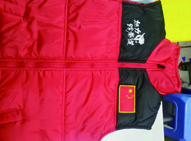 棉服馬甲絲印